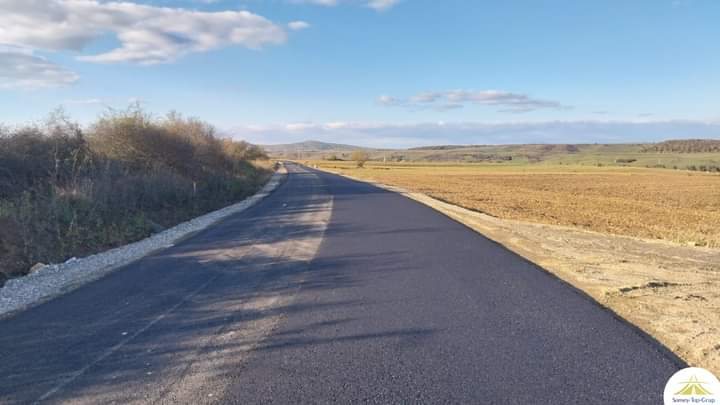  Se asfaltează DJ 154D între Domnești, Nețeni și Albeștii Bistriței. FOTO