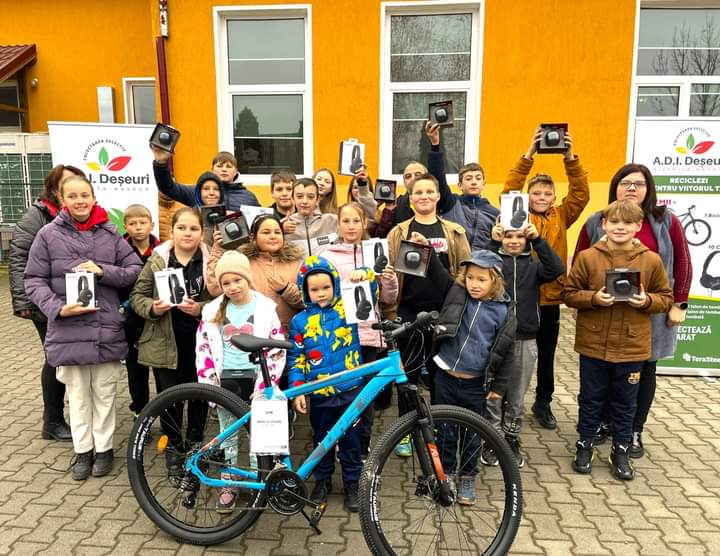  ADI Deșeuri: 23 de tone de deşeuri reciclabile s-au adunat la concursul școlar ”Reciclezi pentru viitorul tău”