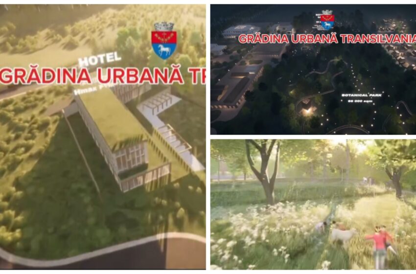  A fost semnat contractul de lucrări pentru Grădina Urbană Transilvania din Beclean. VIDEO