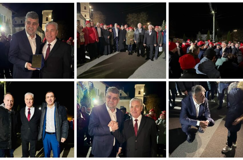  Premierul Marcel Ciolacu a vizitat seara trecută comuna Budacu de Jos. FOTO