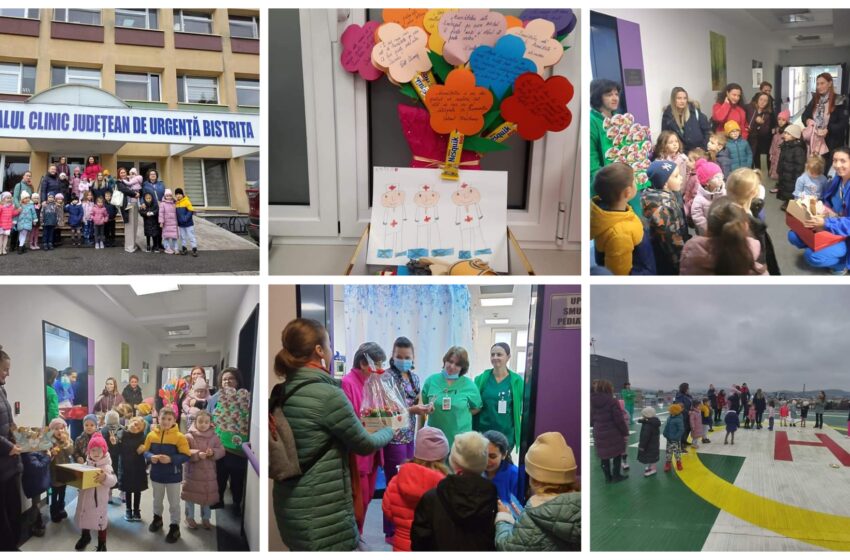  De la inimioare mici pentru inimi mari la Spitalul Clinic Județean de Urgență Bistrița. FOTO