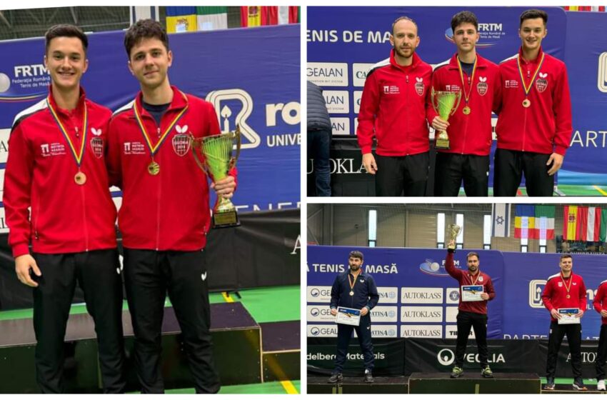  Tenis de Masă: 𝗗𝗔𝗥𝗜𝗨𝗦 𝗧𝗢𝗠𝗔 de la Gloria 2018 a obținut locul 3 la Cupa României de Seniori!