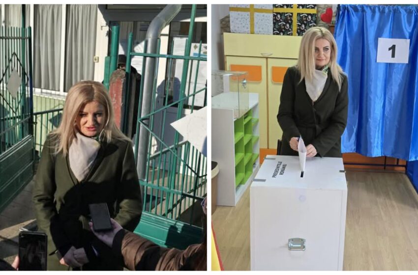  Diana Morar: Am votat pentru o Românie cu bun simț. FOTO