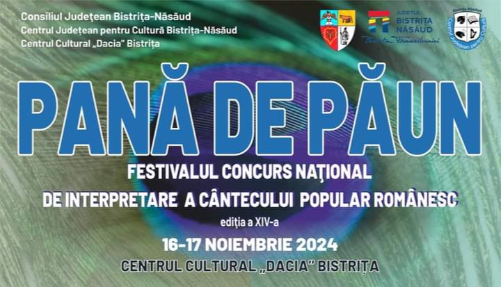  Programul Festivalului și Concursului Național „PANĂ DE PĂUN”, ediția a XVI-a