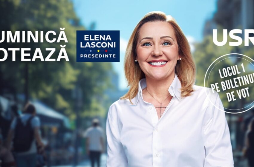  USR BN: Dacă Elena Lasconi câștigă, România va câștiga. Noi toți vom câștiga!
