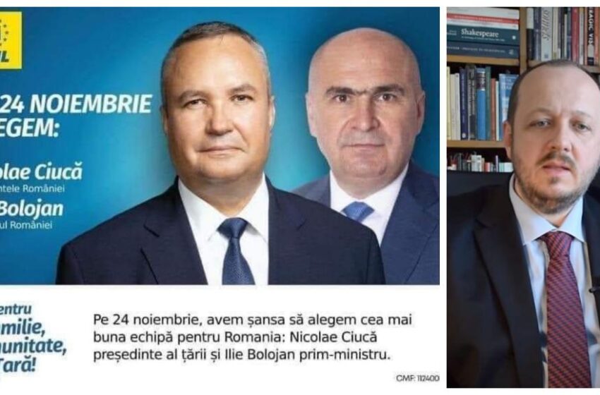  Prof. Adrian Papahagi : Optiunea mea e clară. Votez Ciucă și PNL