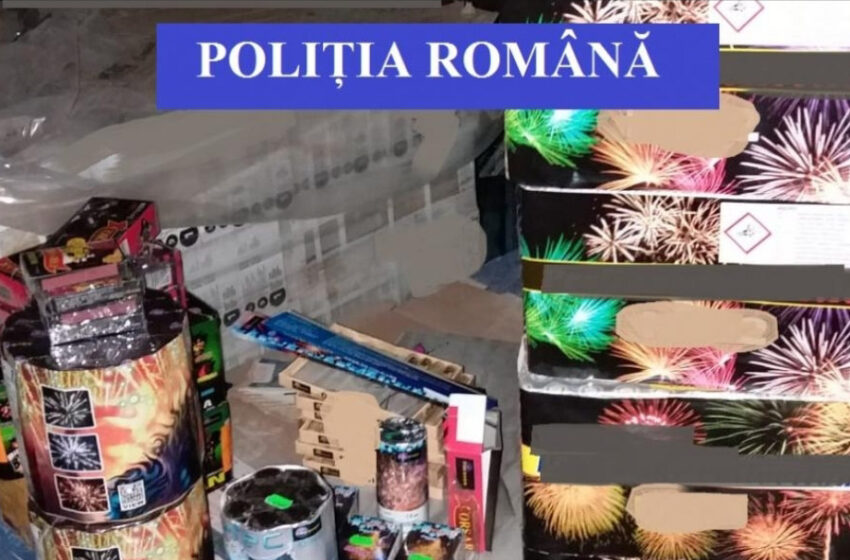  IPJ BN: 20 de kilograme de articole pirotehnice au fost ridicate în urma unor controale și verificări, de polițiștii Biroului Arme, Explozivi și Substanțe Periculoase