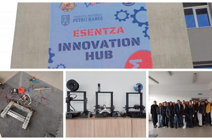  FOTO.S-a inaugurat Esentza Innovation Hub la Beclean