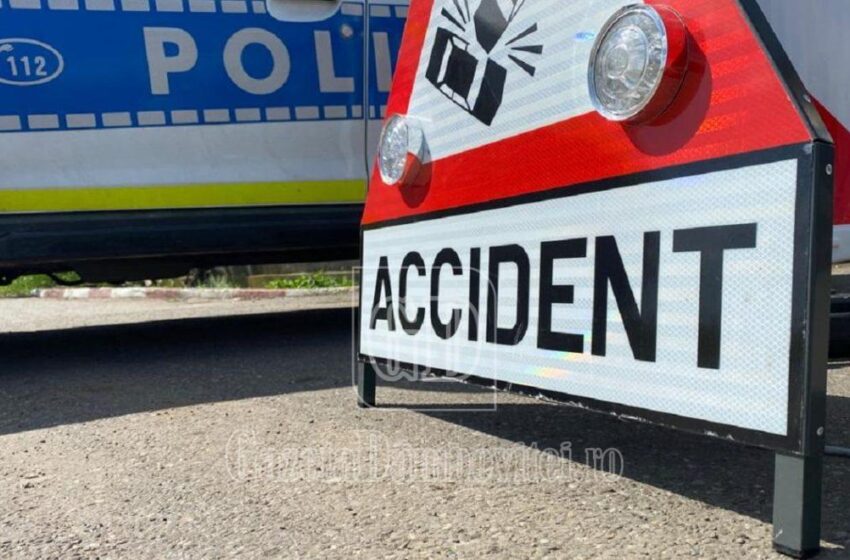  Băut, un tânăr a zburat cu maşina printr-un gard la Prundu Bârgăului