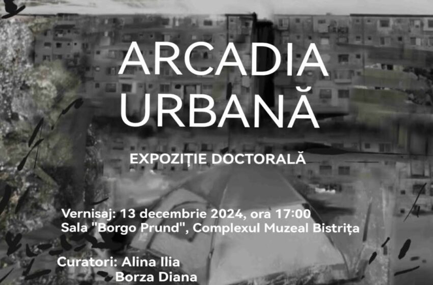  Complexul Muzeal Bistrița-Năsăud vă invită vineri, 13 decembrie 2024, ora 17.00, la vernisarea expoziției cu titlul „Arcadia Urbană” a bistrițencei Diana Borza