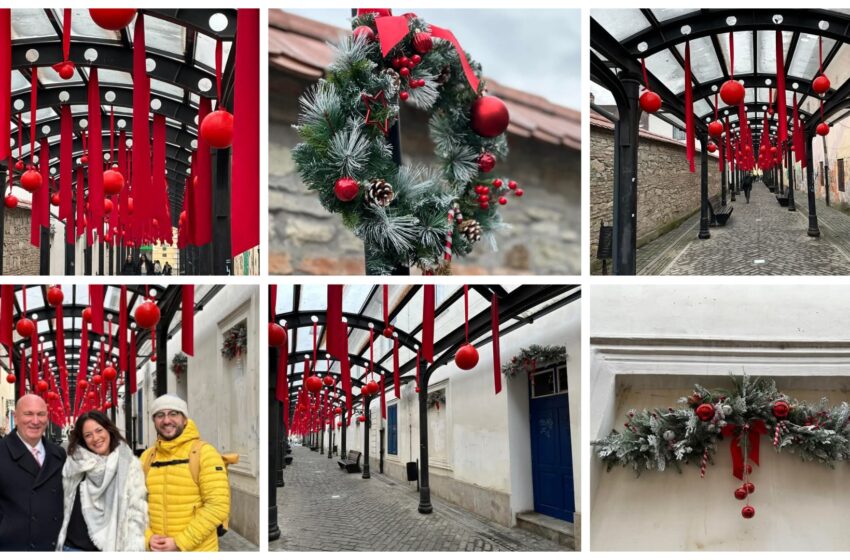  Gabriel Lazany: Pasajul Sărbătorilor – un loc de poveste pentru Bistrița! FOTO