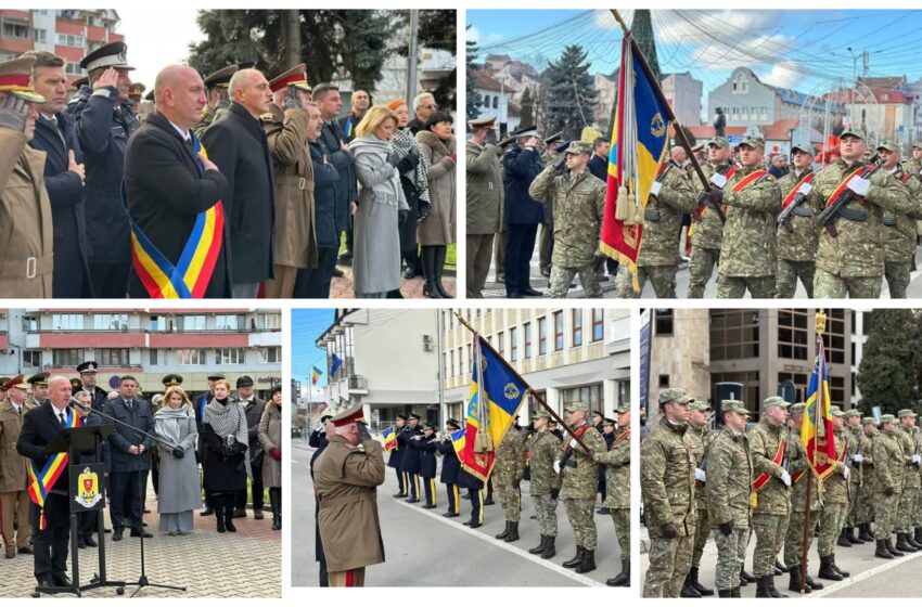  22 Decembrie – Ziua Victoriei Revoluției sărbătorită la Bistrița. FOTO