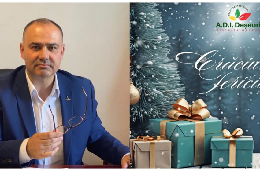  Cristian Niculae, Director ADI Deșeuri:Crăciun Fericit, dragi prieteni!