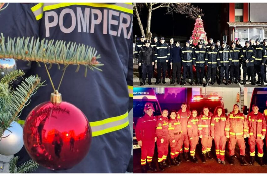  Salvatorii bistrițeni sunt la datorie de Crăciun. FOTO