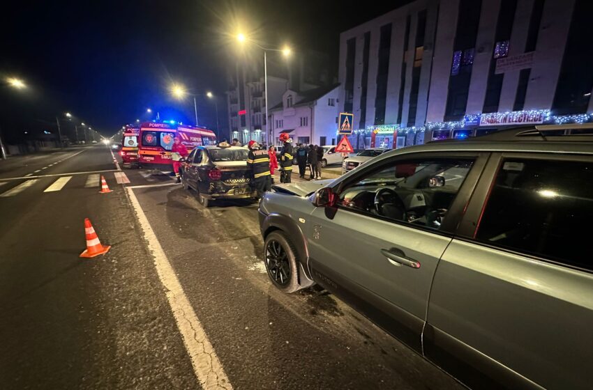  Accident rutier la Unirea. Un bărbat de 33 de ani a ajuns la spital