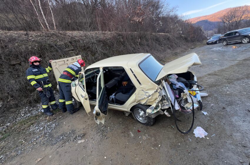  Accident rutier între Ilva Mică și Sângeorz Băi. O persoană a ajuns la spital