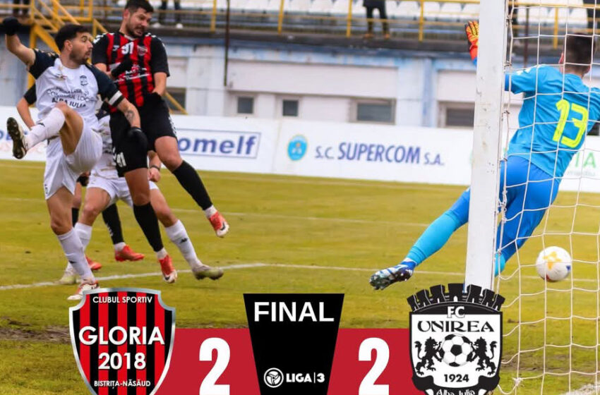  Încheiem anul pe primul loc! CS Gloria 2018 Bistrița-Năsăud – CSM Unirea Alba Iulia 2-2