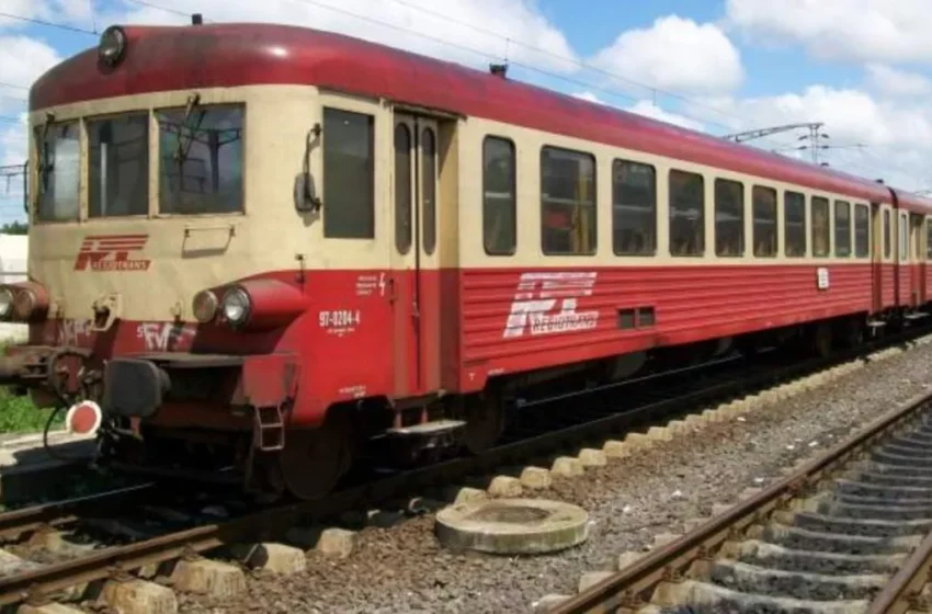  Bărbat lovit de tren la Bistrița