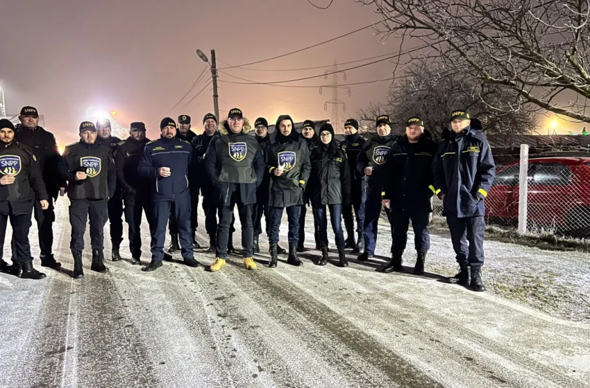  Politiștii din Penitenciarul Bistrița au protestat în Ajun de Anul Nou