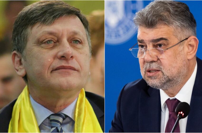  Marcel Ciolacu: În sondaj va fi un singur candidat, Crin Antonescu