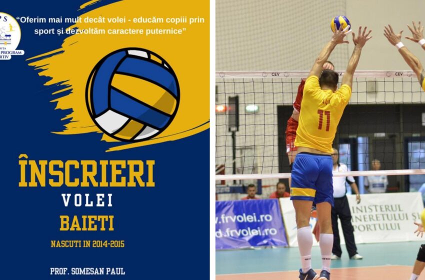 Liceul cu Program Sportiv Bistrița face înscrieri la volei