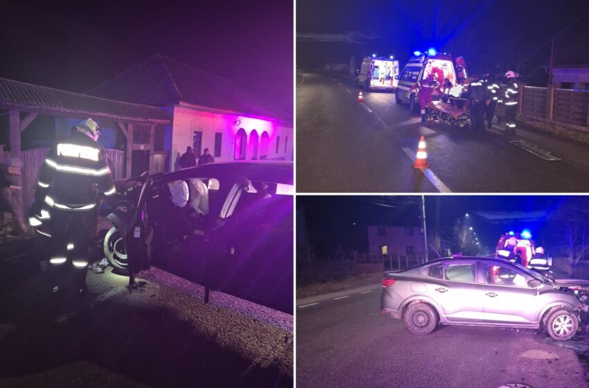  Accident grav de circulație la Bistrița Bârgăului. Șoferul unui autoturism a murit. FOTO