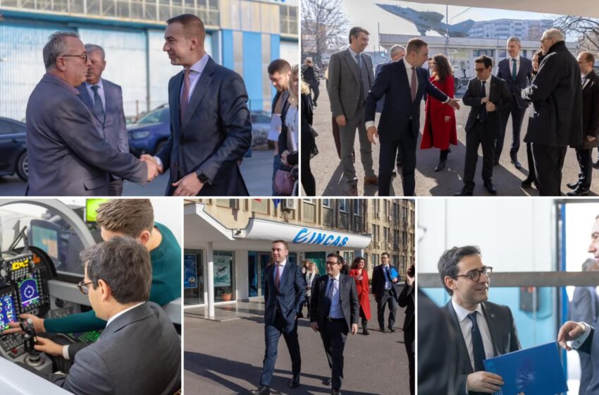  Bogdan Ivan în vizită la platforma de aplicații aerospațiale din București. FOTO