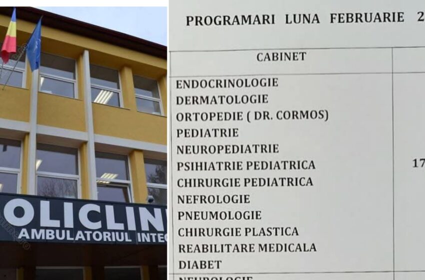  Sunt deschise programările pentru consultațile medicale din Policlinica Bistrița pentru luna februarie