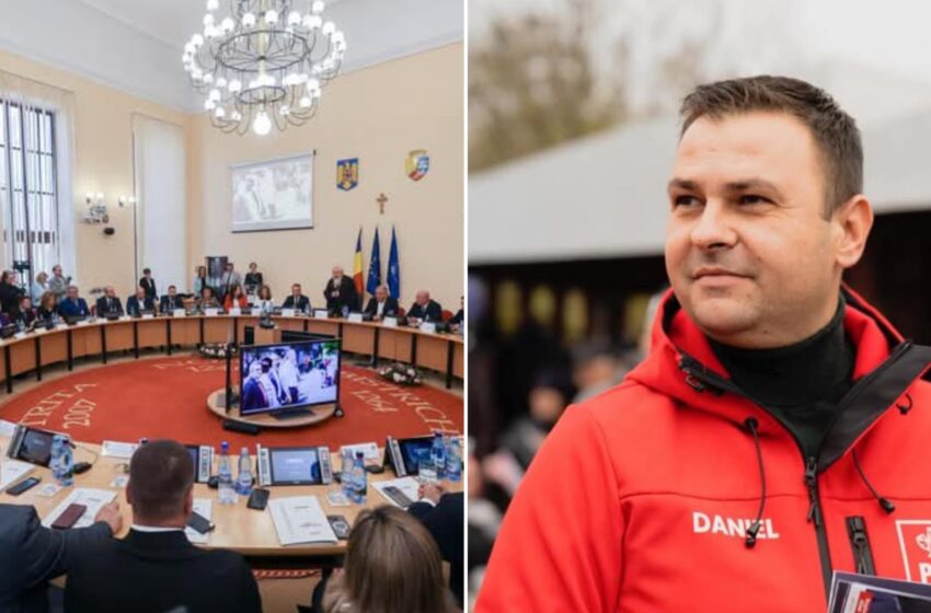  Daniel Suciu: Astăzi, consilierii #echipeiPSD au votat împreună cu consilierii PNL proiectele orașului și o echipă întregită de viceprimarul Sorin Hangan