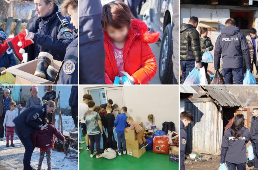  Polițiști și sportivi uniți pentru copiii mai puțin norocoși. FOTO