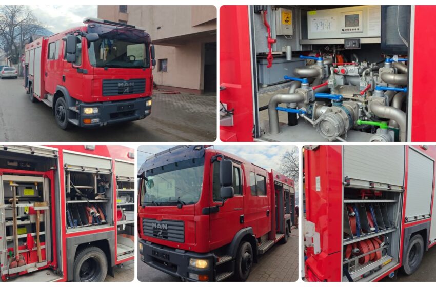  Primăria Maieru a achiziționat o Autospecială pentru pompieri. FOTO