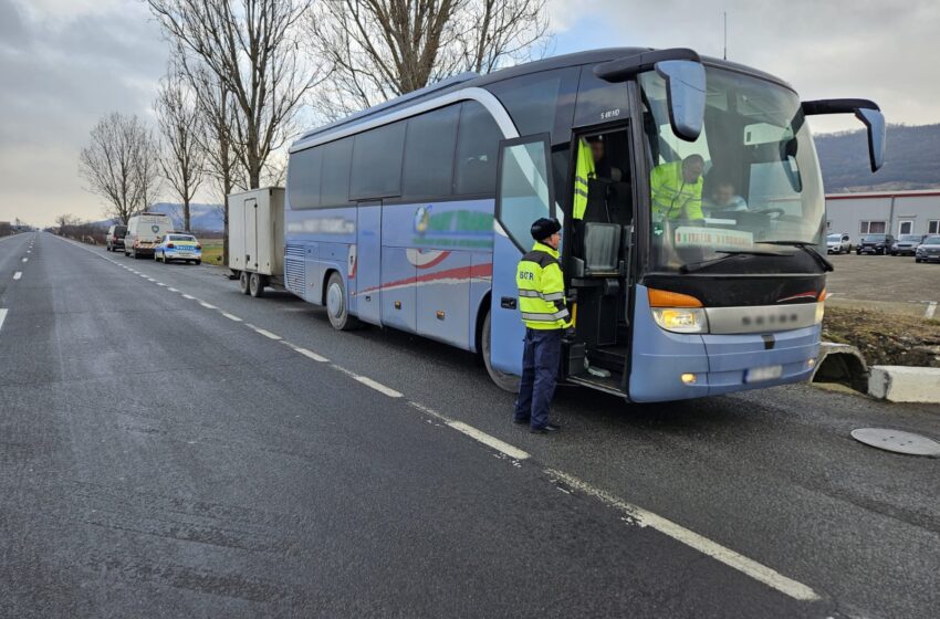  Acțiuni pentru siguranța transportului de persoane, desfășurate în județul Bistrița-Năsăud