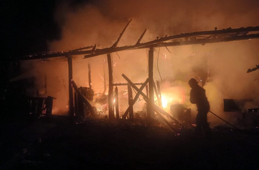  Incendiu la un adăpost de animale din Archiud