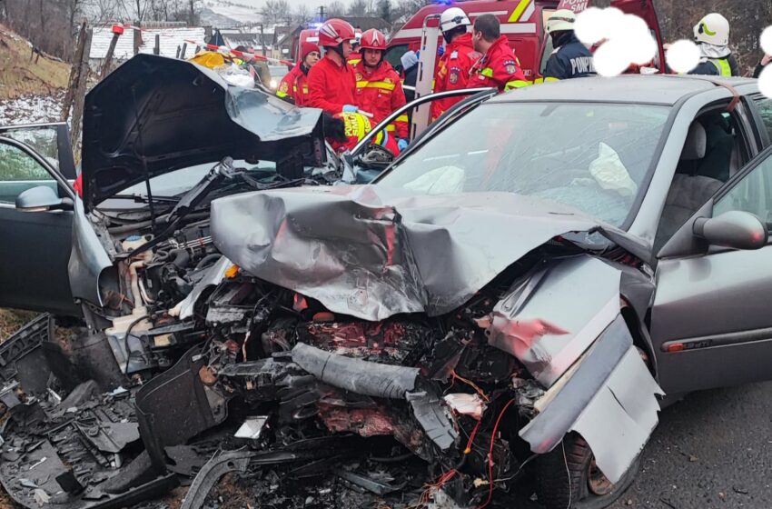  ACCIDENT rutier la Cepari! Doi bărbați și o femeie au ajuns la spital!