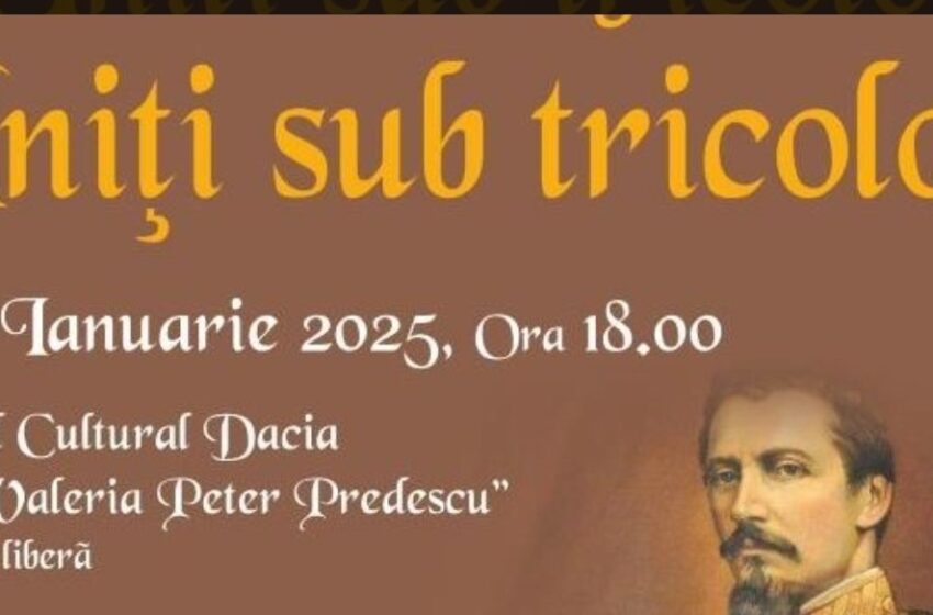  Uniți sub tricolor – Spectacol Omagial la Centrul Cultural Dacia