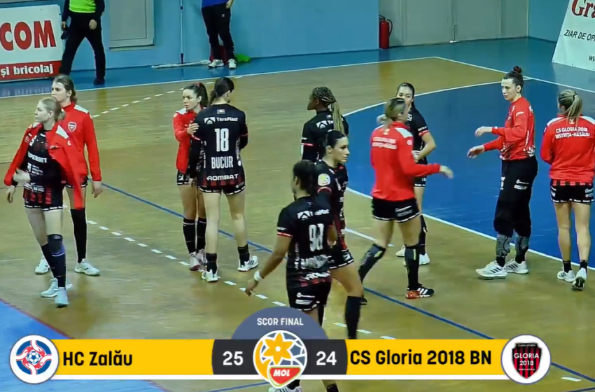  Gloria 2018 pierde la HC Zalău cu 25-24 și îsi ia adio de la titlu