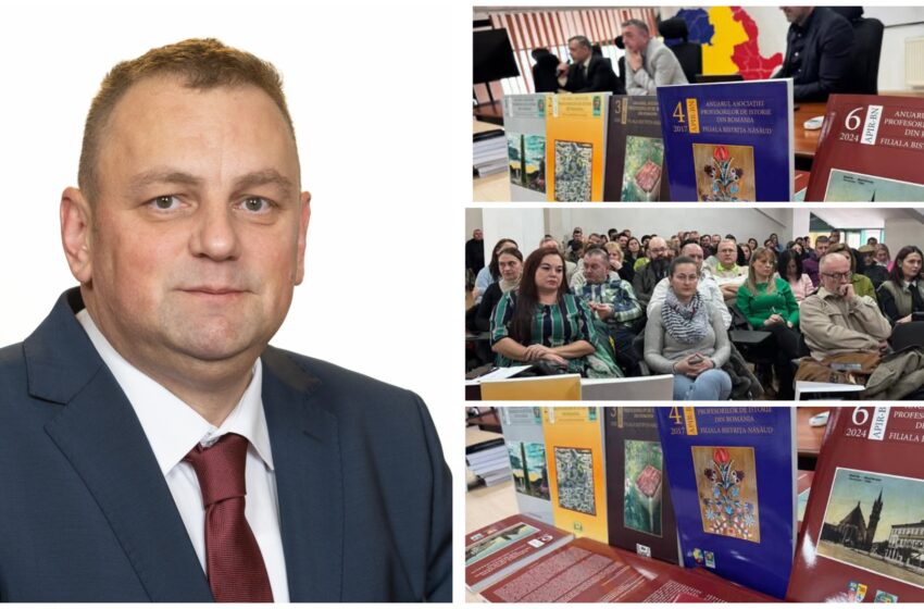  Cristian Nicula: „Dascălii timpului” au lansat Anuarul Asociaţiei Profesorilor de Istorie din România, filiala Bistrița-Năsăud. FOTO