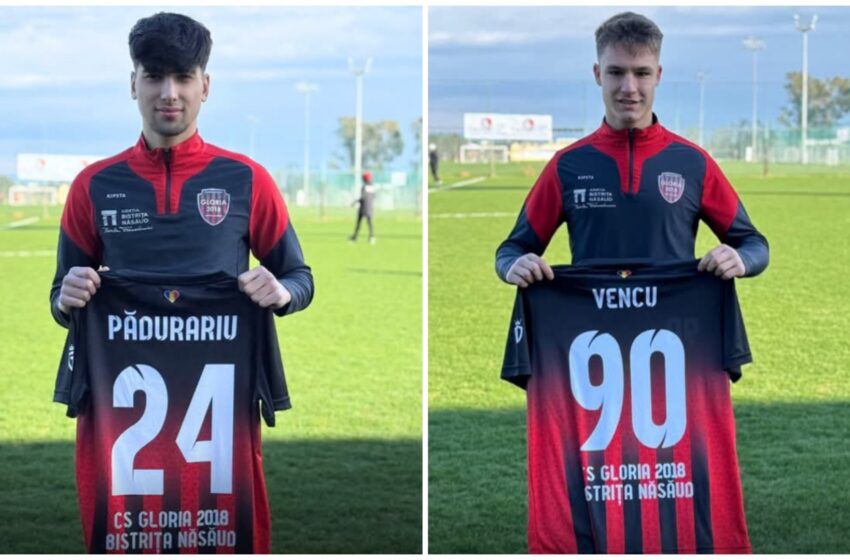  Ricardo Pădurariu și Ianis Vencu, noile transferuri la echipa de fotbal a Gloriei 2018
