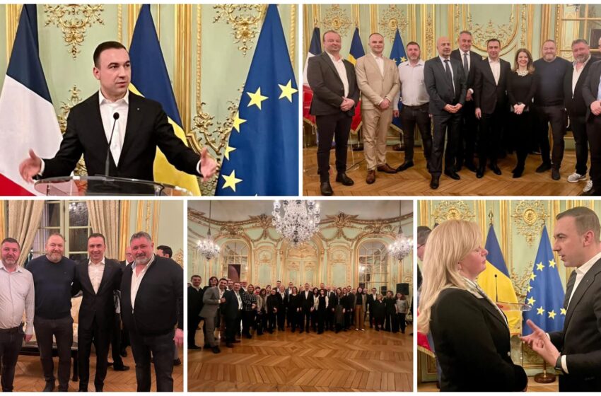  Bogdan Ivan s-a întâlnit cu comunitatea românilor din Paris. FOTO