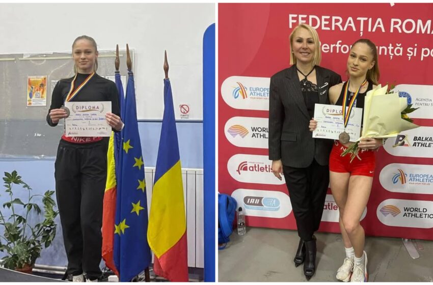  Maria Denisa Capotă, medalii de Argint și Bronz la Campionatele Naționale de Atletism în sală