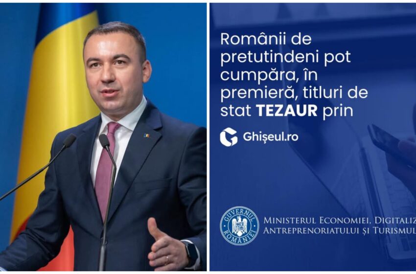  Bogdan Ivan: 10 martie, românii din toată lumea pot cumpăra, pentru prima dată, titluri de stat TEZAUR prin Ghiseul.ro