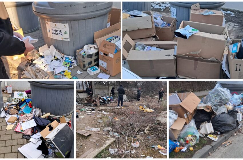  Atenție unde aruncați deșeurile! Poliția Locală Bistrița aplică amenzi! FOTO
