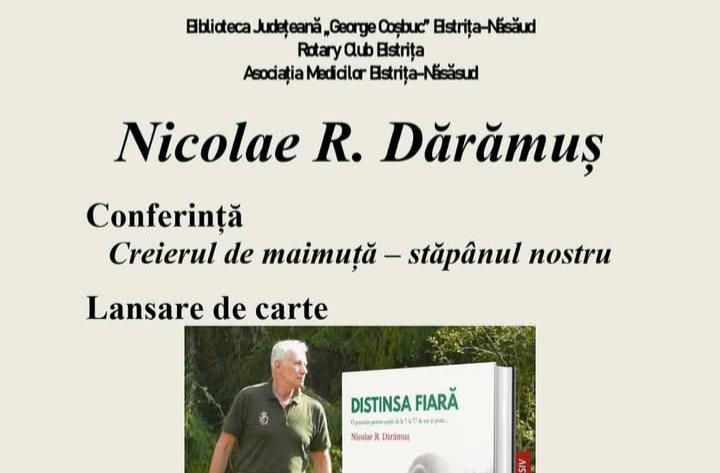  Medicul Nicolae R. Dărămuș. Conferință și lansare de carte, în 10 februarie, la Casa Colecțiilor și Documentelor