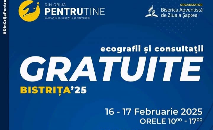  Primăria Bistrița se alătură campaniei „DIN GRIJĂ PENTRU TINE”