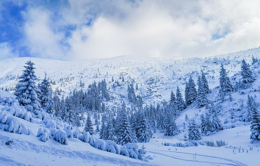  Ger de crapă pietrele! -14,9°C minima în Bistrița-Năsăud pe Vârfurile Heniu Mare și Bistricior
