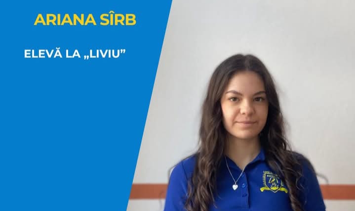  Eleva Ariana Sîrb de la Colegiul Național „Liviu Rebreanu”, a obținut o bursă în SUA