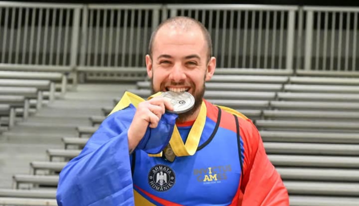  Gabriel Czifrak de  Brigada 81 Mecanizată Bistrița, a obținut bronzul la „Invictus Games” din Canada