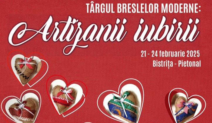  Pe Pietonal are loc Târgul de Dragobete „Artizanii Iubirii”,în perioada 21-24 februarie