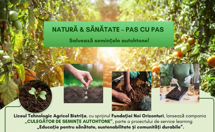  Liceul Agricol Bistrița lansează campania de colectare a semințelor autohtone!