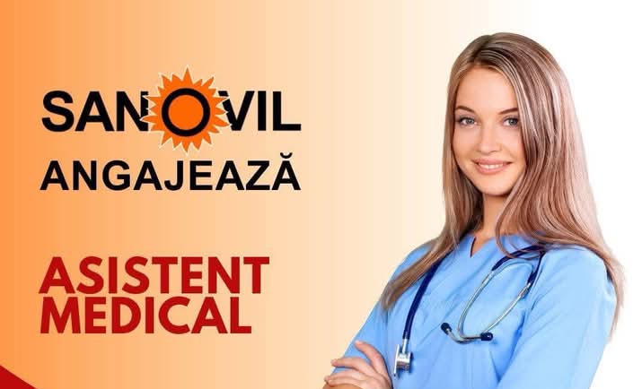  Anunț angajare! Alătură-te echipei SANOVIL ca Asistent Medical!